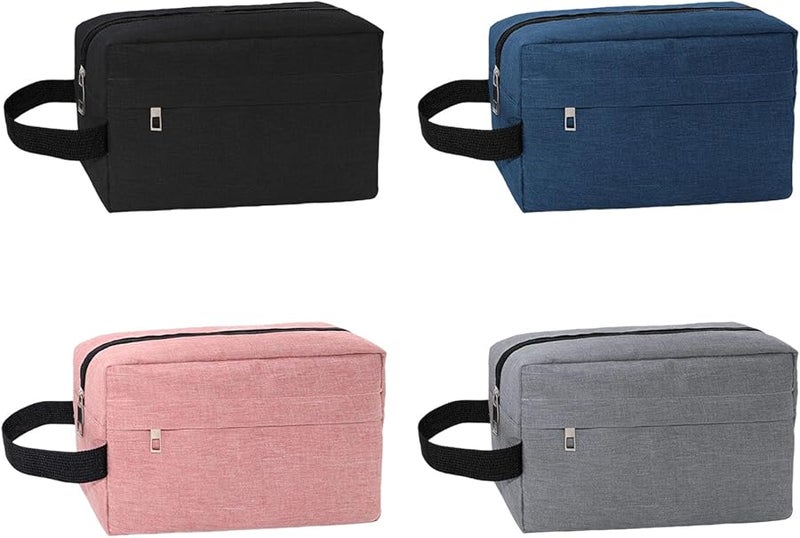 Large Thickened Water Resistant Travel Toiletries Organizer Pouch For Cosmetics Camera Accessories Black - Image 5